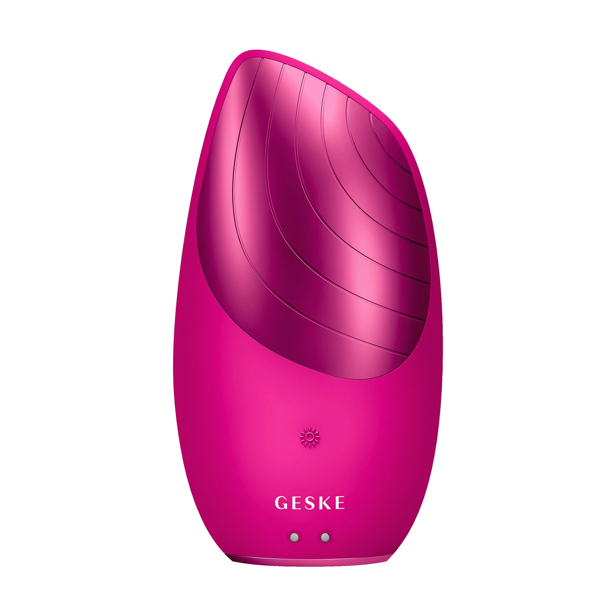 Електронна звукова термощітка для обличчя Geske Sonic Thermo Facial Brush 6 в 1 бузковий